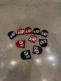 Image 2 of Rhinestone “ZO” Beanie (Peach)