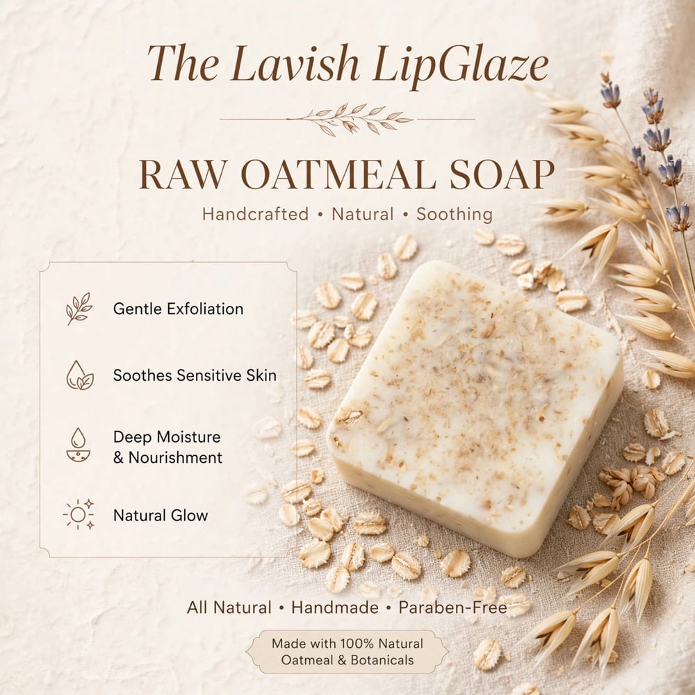 Image of Raw Oatmeal Soap bar