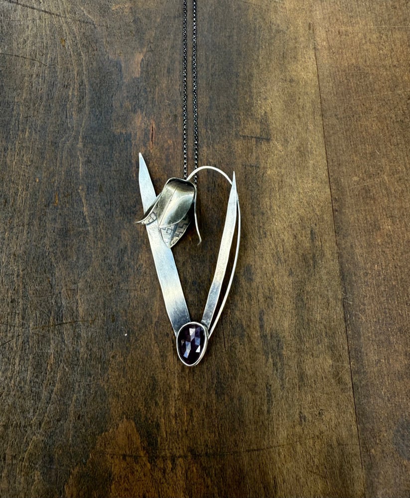 Image of Fritillaria Statement Pendant (with chain)