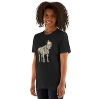 Image 3 of Antique Anatomical Illustration Human and Elephant Skelton Unisex t-shirt