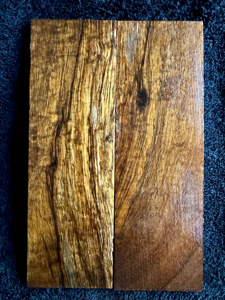 Image of Budget Curly Koa Knife Scales BK-71