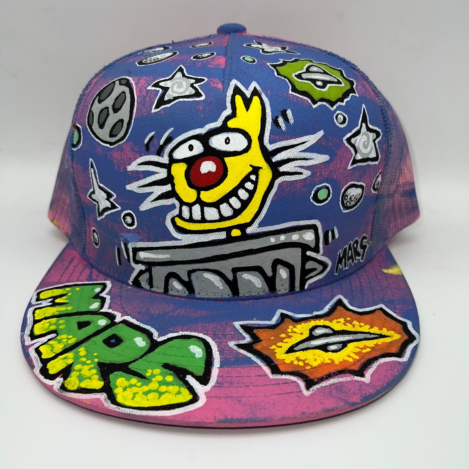 Hand painted hat 352
