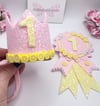 Pink Lemonade birthday crown party props 