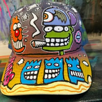 Image 1 of Hand painted hat 415