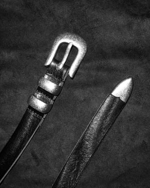 Image of KLDSCOPE - Joey Leather Belt (Wave)