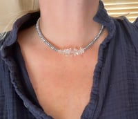 Image 6 of *new* SILVER HEMATITE w/Herkimers
