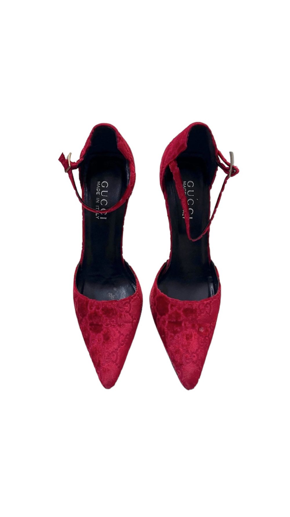 Image of GUCCI by TOM FORD VELVET PUMPS 