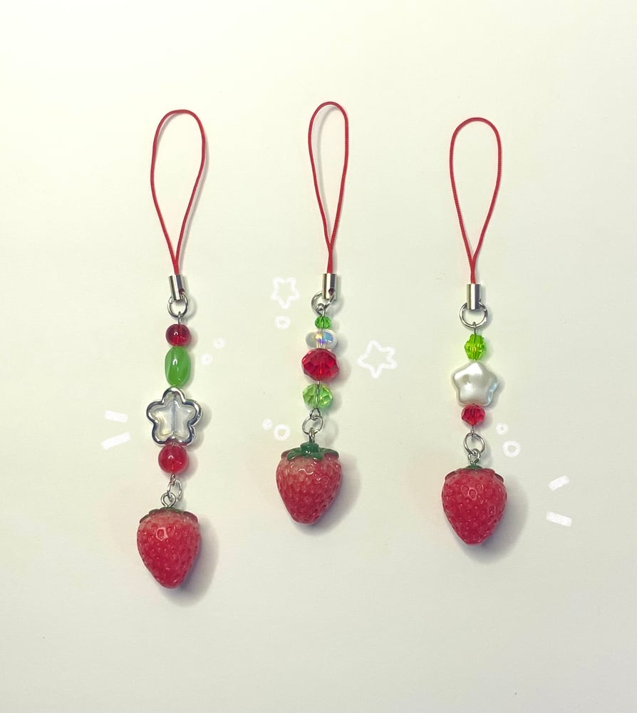 Image of Strawberry charms ⋆˚✿˖°
