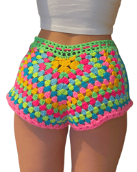 Image 2 of Granny square shorts