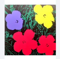 Image 1 of Andy Warhol, "Flowers" 