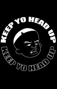 Image 2 of “Keep Yo Head Up” premium tee