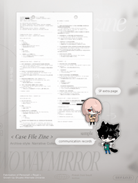 Image 4 of [Pre-Order] Case File Zine / archive-style narrative collection / persona5 
