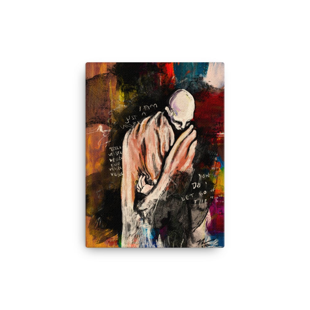 Image of Deep in Meditation - Canvas Print