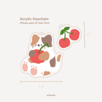 Image 1 of Cherry Baby (ft. Mi-ke) Acrylic Keychain 