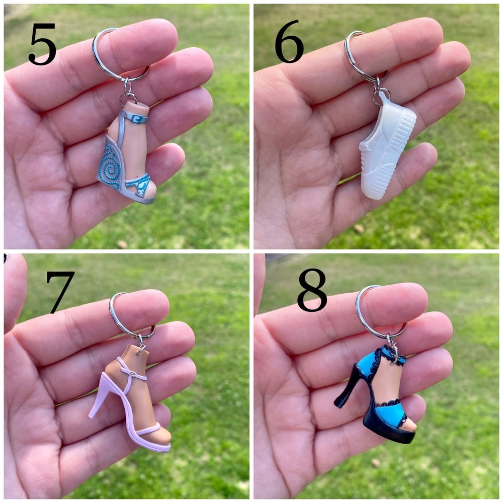 Image of Simple Shoe Keychains