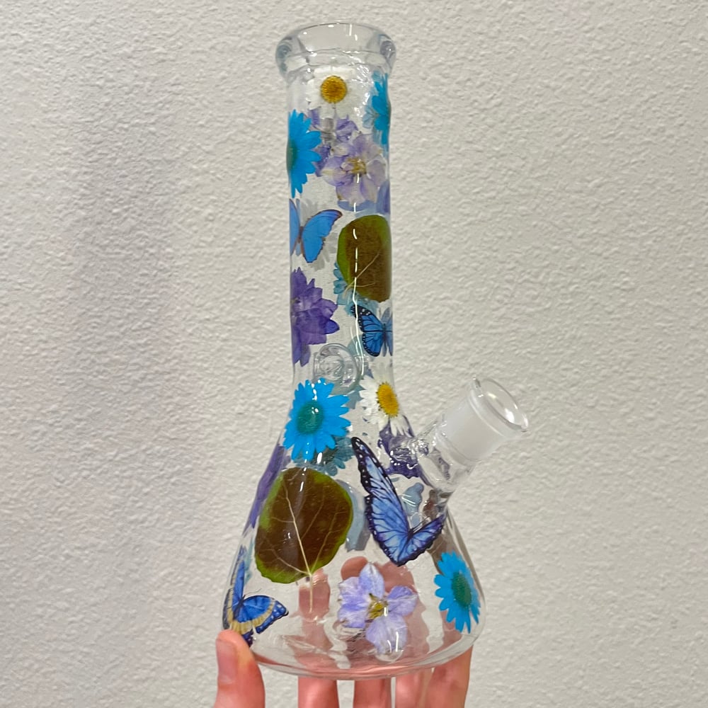 Image of blue butterfly 9"