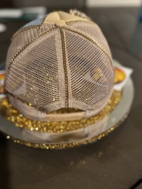 Image 3 of Gucci Inspired Tan Trucker Hat