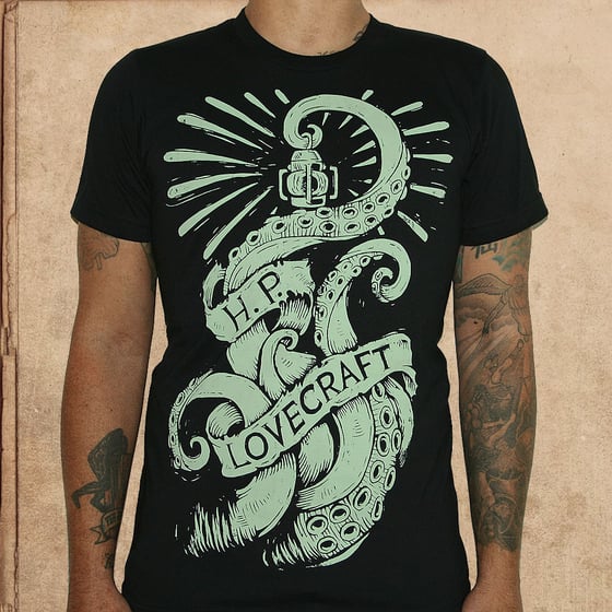 Image of Call of Cthulhu - discharge inks - unisex - final print only 2X left