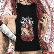 Image of Ladies tank top "A Girl, A Knife"