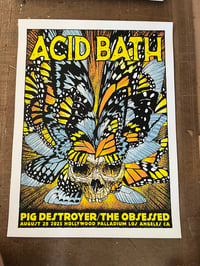 Image 1 of Acid Bath Silkscreen LA Gigposter 2025
