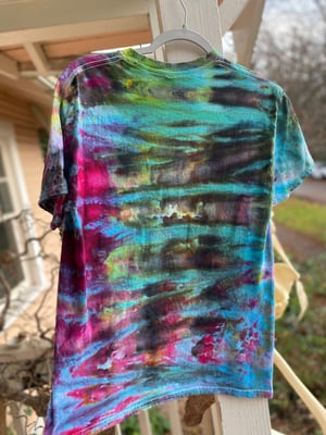 Image of MEDIUM Live Fast Eat Trash Tie Dye Shirt 2