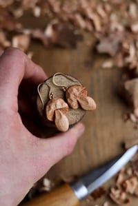 Image 3 of Penny Bun Mushroom~ Earrings 