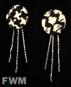 Image of Black & White Tribal Studs