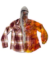 Image of Medium Reverse Hooded Flannel