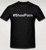 Image of Black "Shoe Porn" Tee