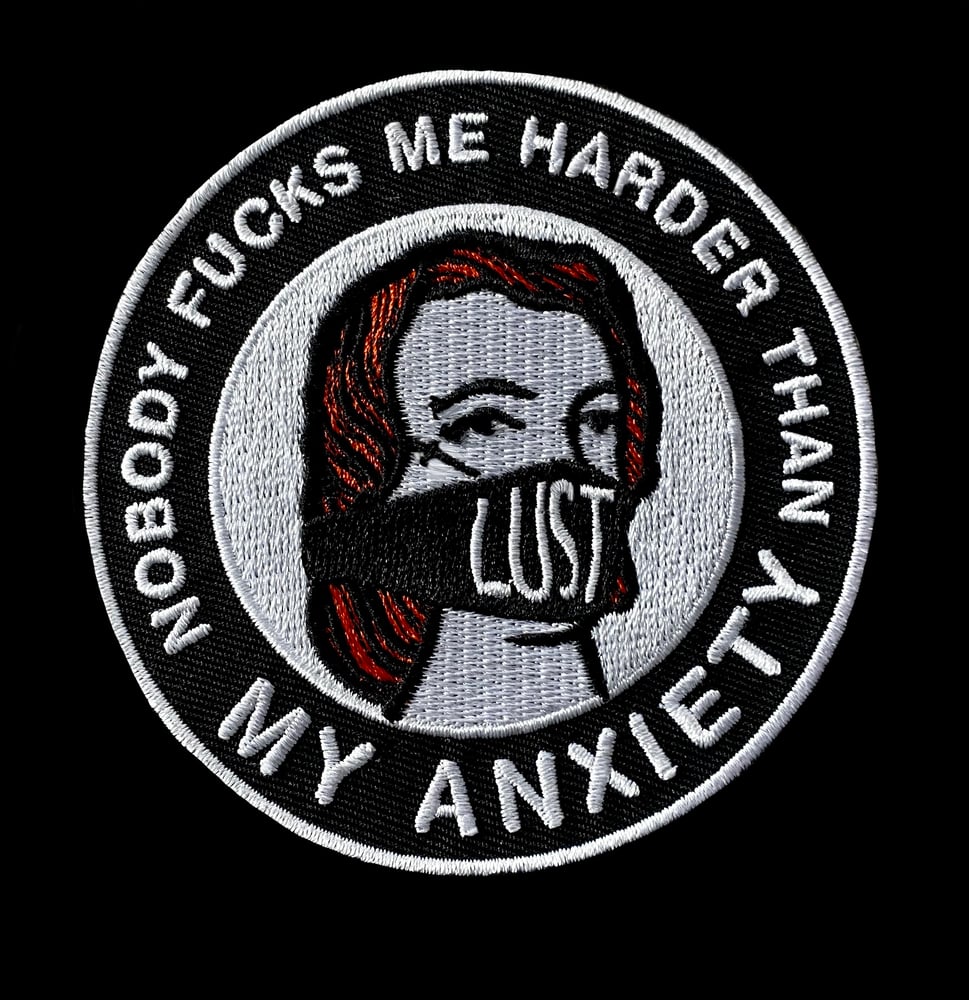 Image of LUST -embroidered patch
