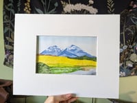 Image 2 of Snow on Mount Diablo - Print