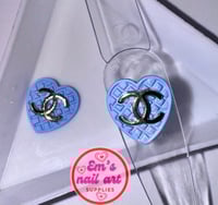 Blue-chanel heart 