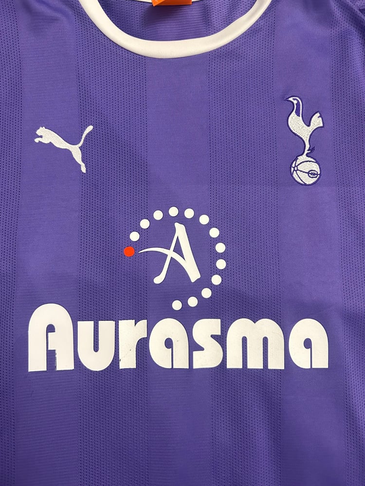 Image of Tottenham Hotspur “MODRIĆ 14” 2011/12 Away Shirt + PL patches  (L)