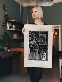 Image 5 of RECOLLECTION | Linoprint 