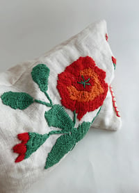 Image 3 of Vintage embroidered linen heatpack 