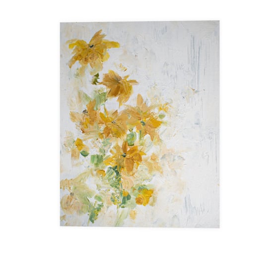 Image of Art Print-yellow wildflowers