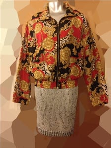 Image of Vintage Gold/Leopard Jacket 