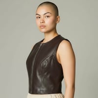 Image 1 of  International Concepts INC Leather Vest