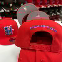 Image 2 of New Era 9Fifty Battle Red Htown