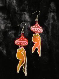 Legs Mushrooms Earrings f