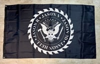 Jasons Saw logo Flag