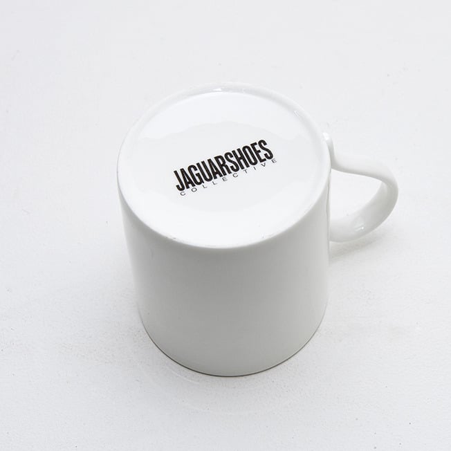 Cut & Think & Drink Mug by JaguarShoes Collective