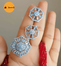 Image 3 of Namita_Short Hydrocrystal/Hydropotey Set with Adjustable Ring