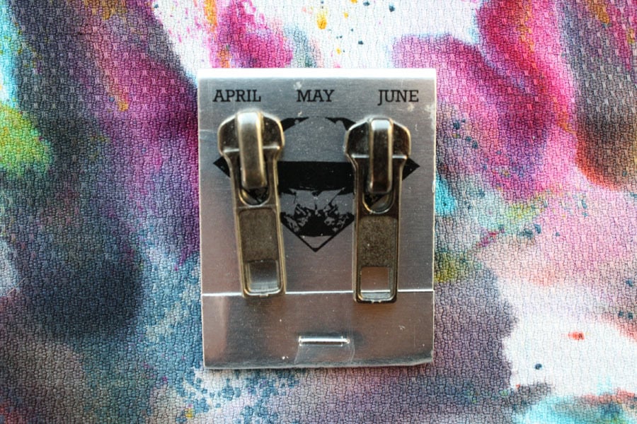 Image of Gunmetal Zippers (Big), Zipper Pull Earrings