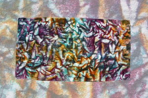 Image of Beach Towel, Seafoam "Fractals" Pattern