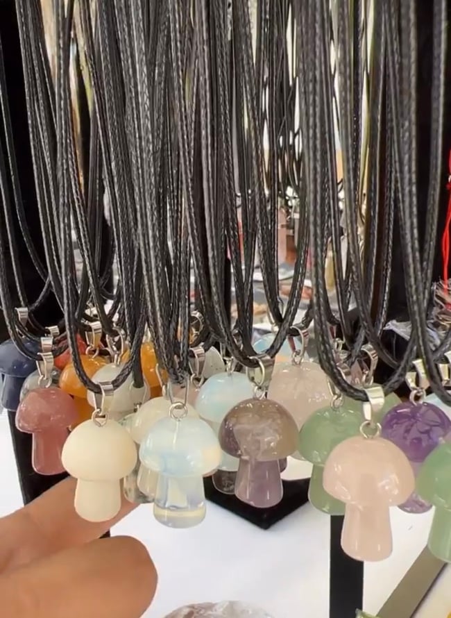 Mushroom Necklace