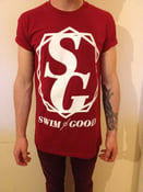 Image of 'Crest Tee' - Cardinal (SMALL ONLY)