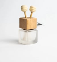 Image 1 of Frosted Wooden Car Diffuser With Diffuser Sticks  - 5ml ☆ 