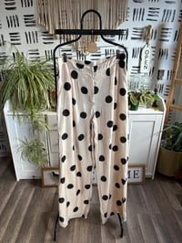 Image 1 of Fashion Nova wide leg polka dot pants 
