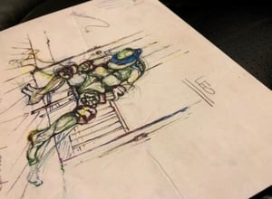 Image of Leonardo Movie Sketch